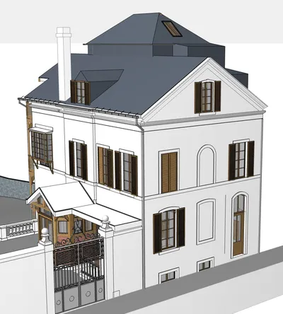 Modelisation 3D Maison Bayard