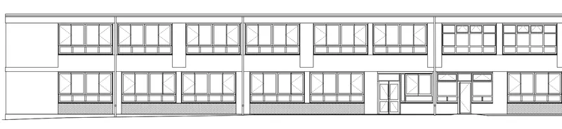 Plan facade 2 ecole maternelle Cachin