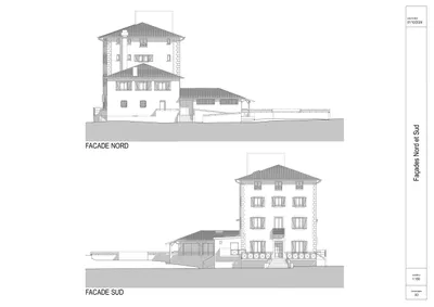 Facades nord et sud Errota Berria