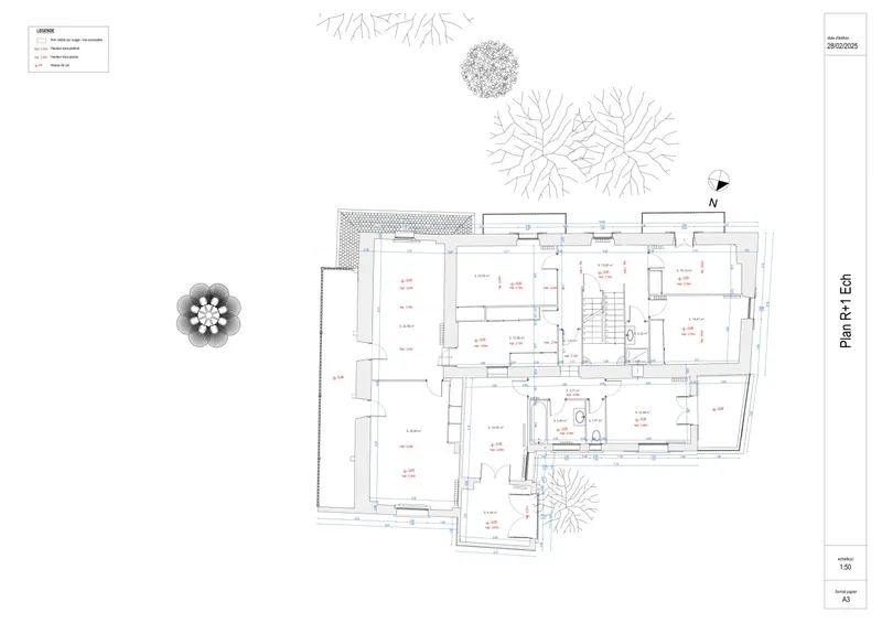 Plans toiture Maison l'Estibette