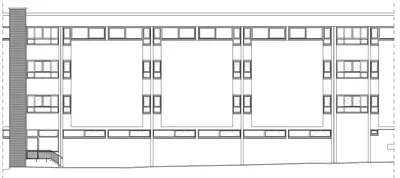 Plan facade 5 ecole elementaire Cachin