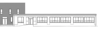 Plan facade 5 ecole maternelle Cachin