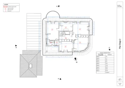 Plan etage Villa Lahary