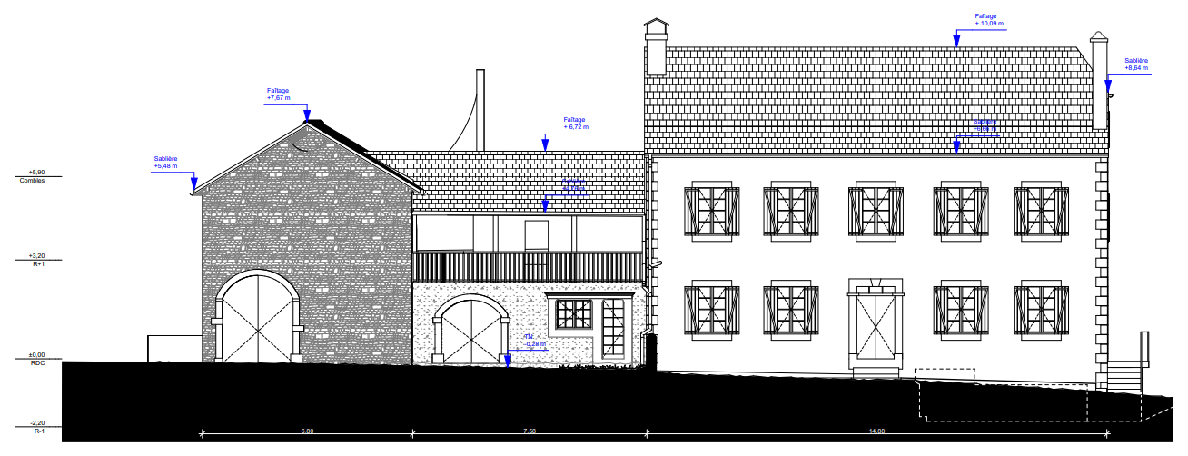 Corps de ferme St Faust - vue alternative