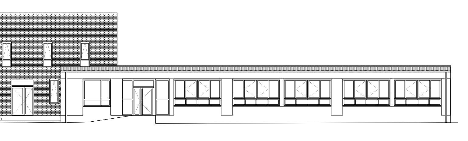 Plan facade 5 ecole maternelle Cachin