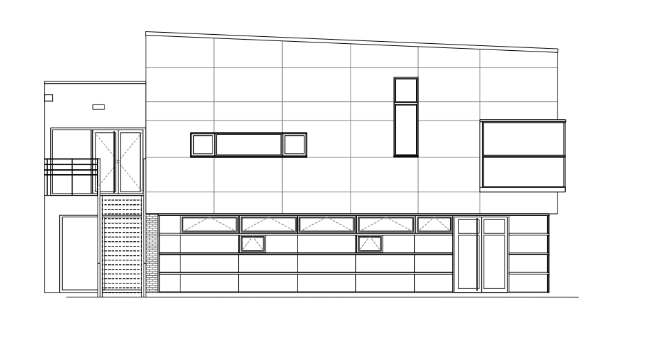 Plan facade 6 ecole maternelle Cachin
