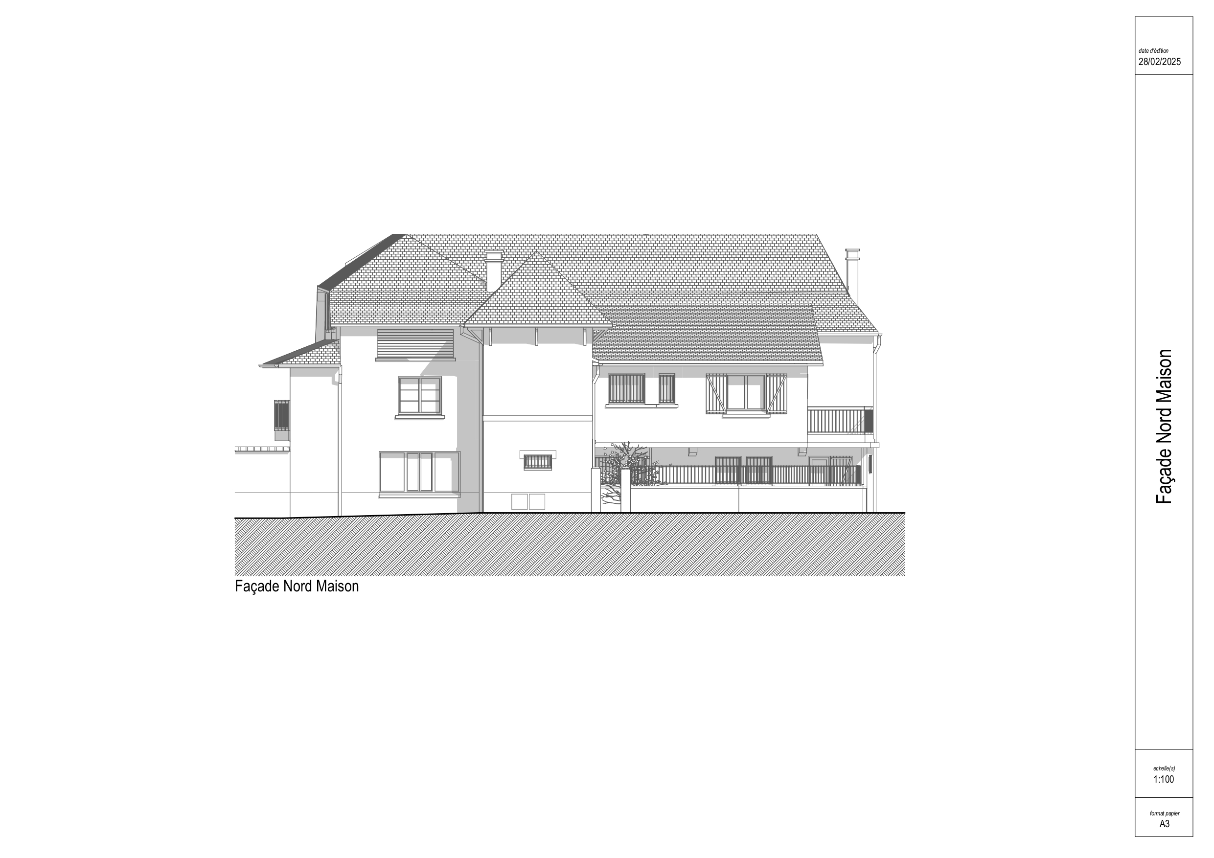 Plans facades Maison l'Estibette